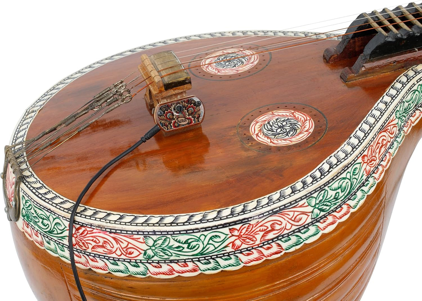 VPP-2 Veena Pickup, Natural Acoustic Tone, Lightweight Bridge-Mounted Sensor, 1/4' Output Jack