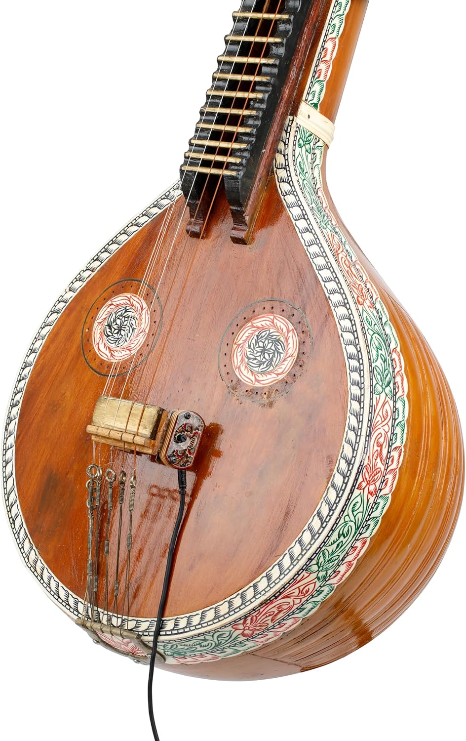 VPP-2 Veena Pickup, Natural Acoustic Tone, Lightweight Bridge-Mounted Sensor, 1/4' Output Jack