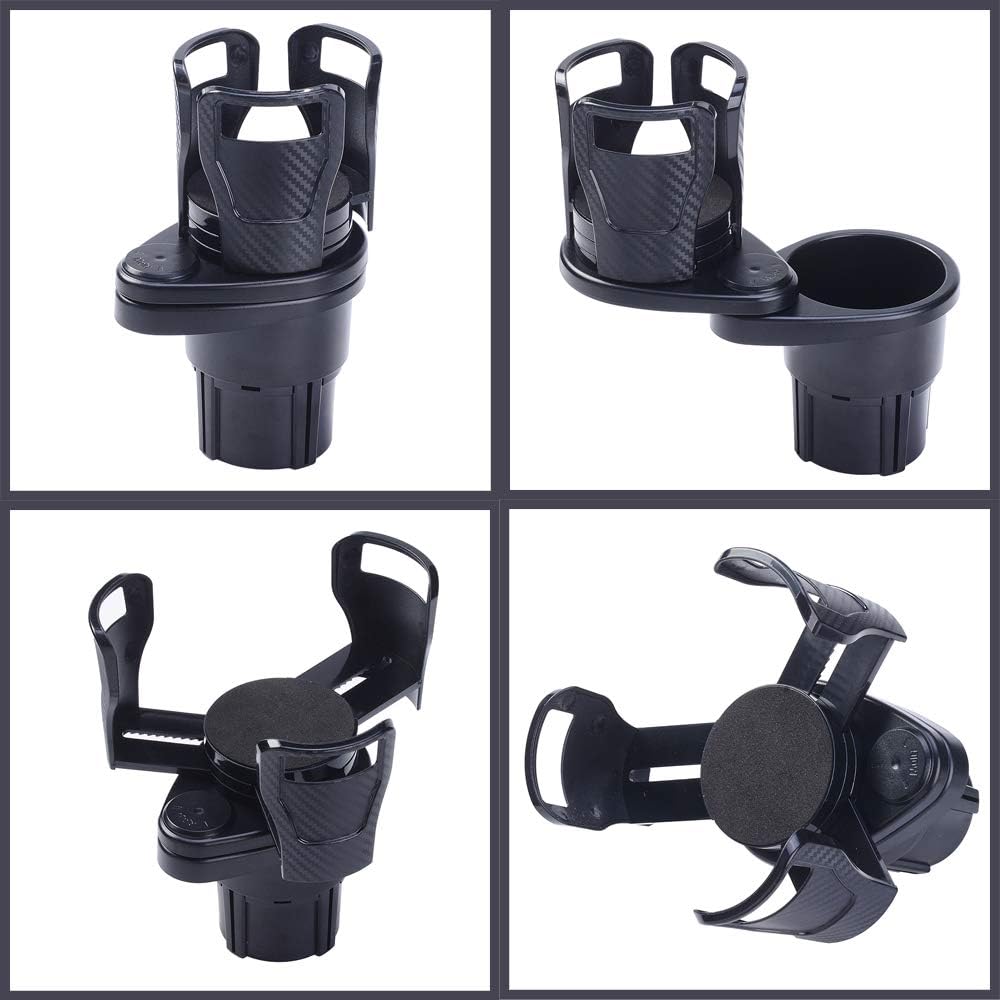 2 in 1 Multifunctional Dual Cup Holder Car Cup Mount Extender
