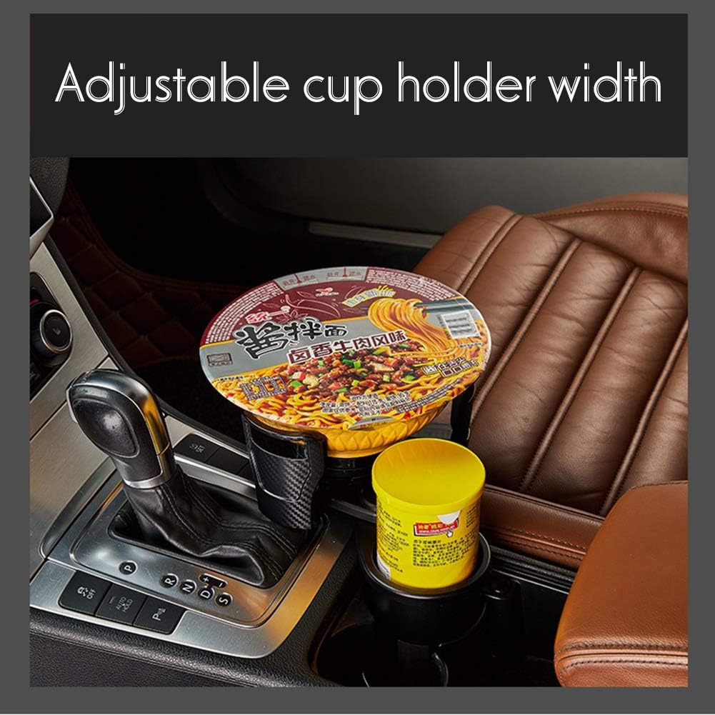 2 in 1 Multifunctional Dual Cup Holder Car Cup Mount Extender