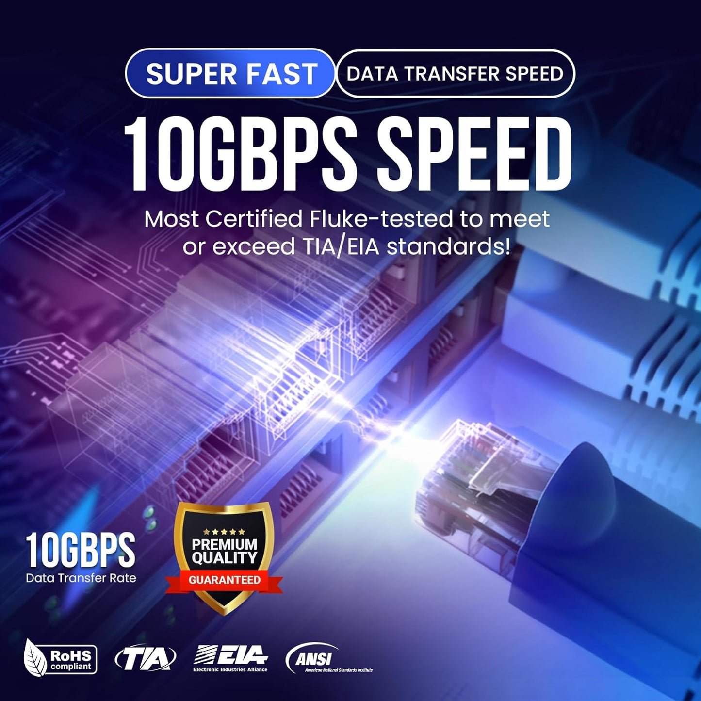 CAT6 Plenum Cable 1000ft Yellow,  23AWG, 550MHz UTP, 4Pair, 1GB Ethernet Cable CCA, for High Speed Networking