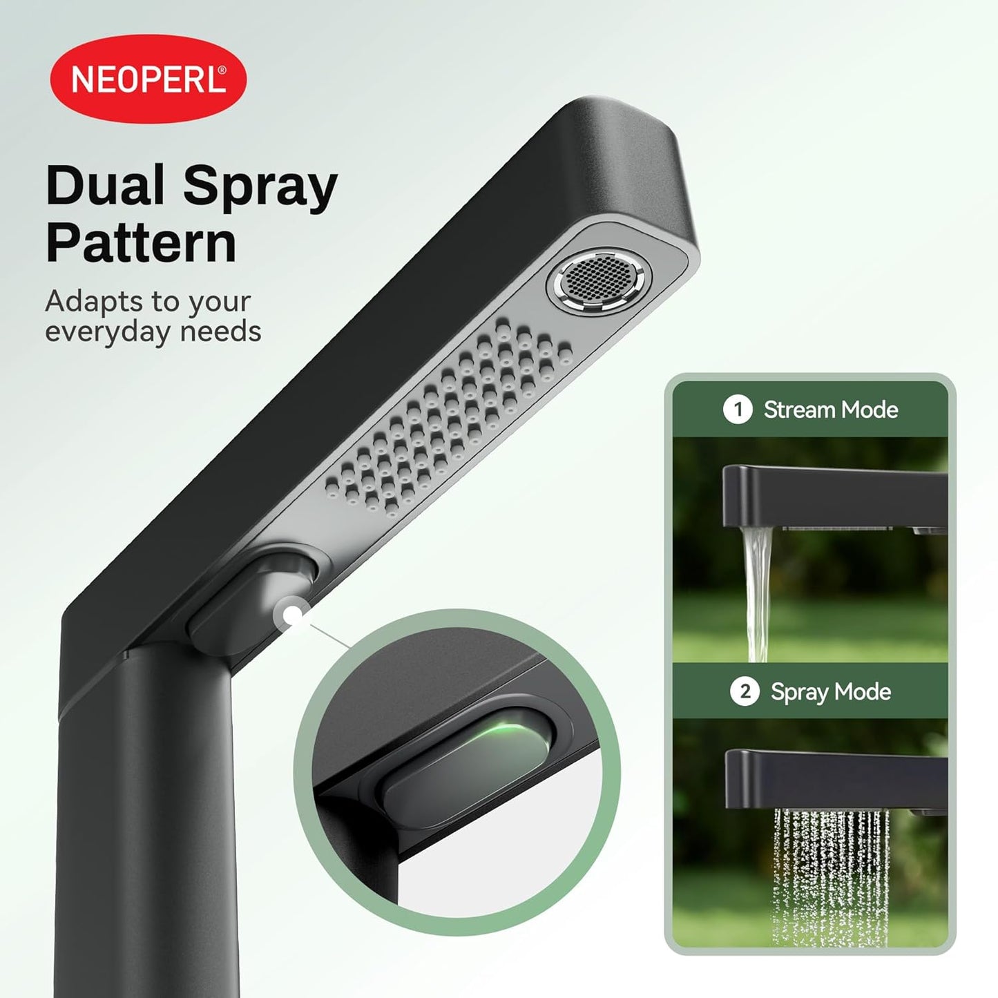 Kitchen Faucets with Pull Down Sprayer, 2-Mode Sprayer, 360°Swivel, 17' Retractable Hose