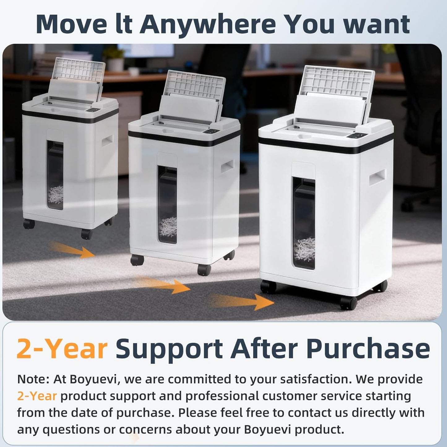 200-Sheet Auto Feed Paper Shredder Heavy Duty, 40 Min Non-Stop, Micro Cut w/ Casters, P-5 Ultra Security, 5.8 Gal