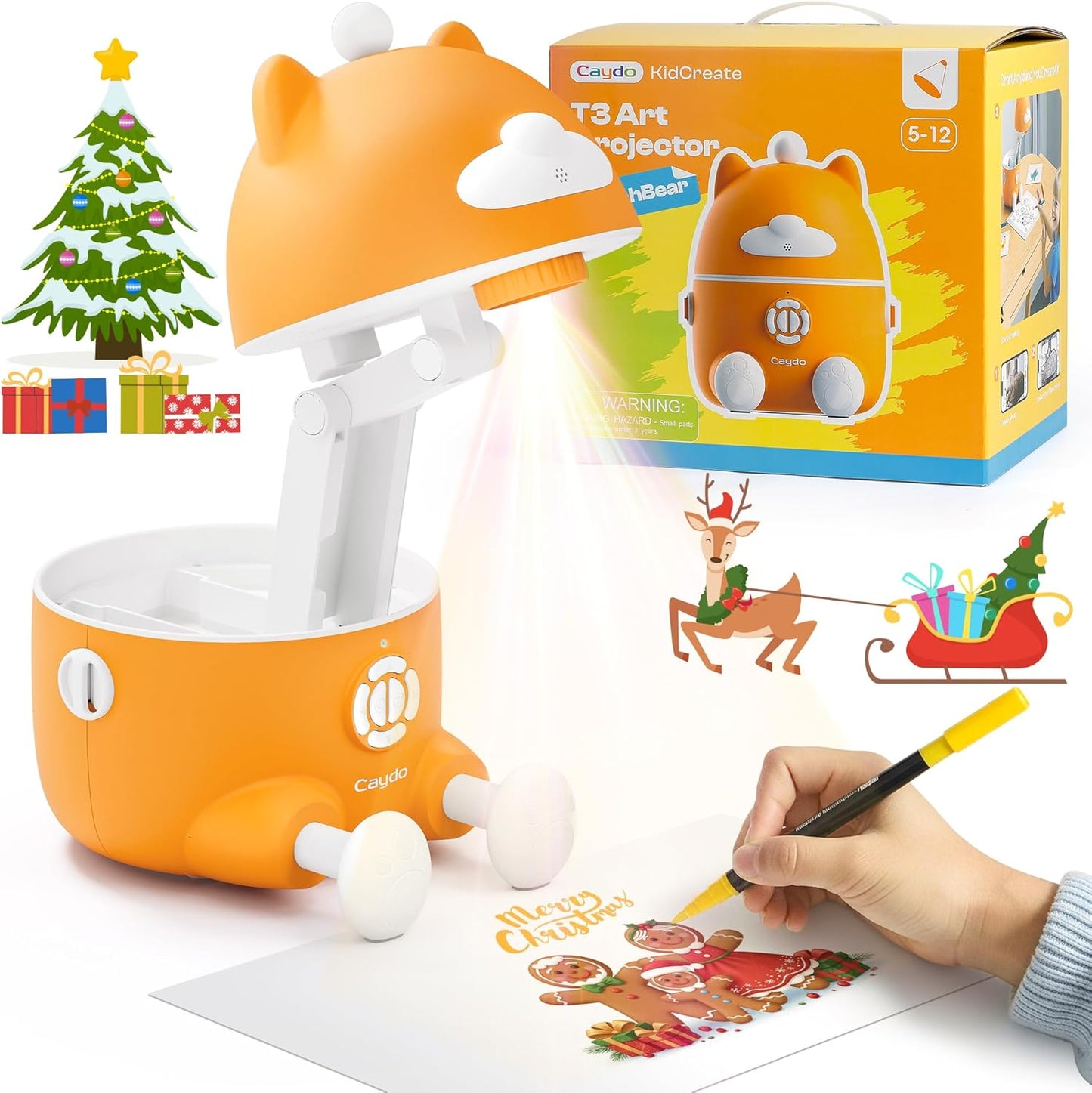 T3 Smart Drawing Projector with AI Magic, Step-by-Step Learn to Draw Projector for Kids, for Boys & Girls Ages 5+