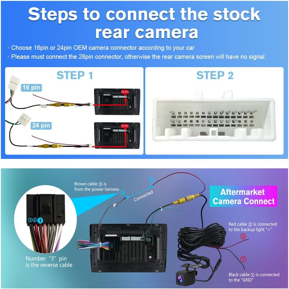 Android 13 Car Radio for Toyota Tacoma 2005-2015 with Wireless CarPlay Android, 9 Inch Stereo