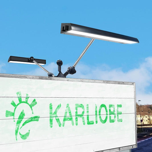 Solar Sign Lights Outdoor,16000mah 464 Led Billboard Lights, Waterproof, for Real Estate Signs, Business, Ads