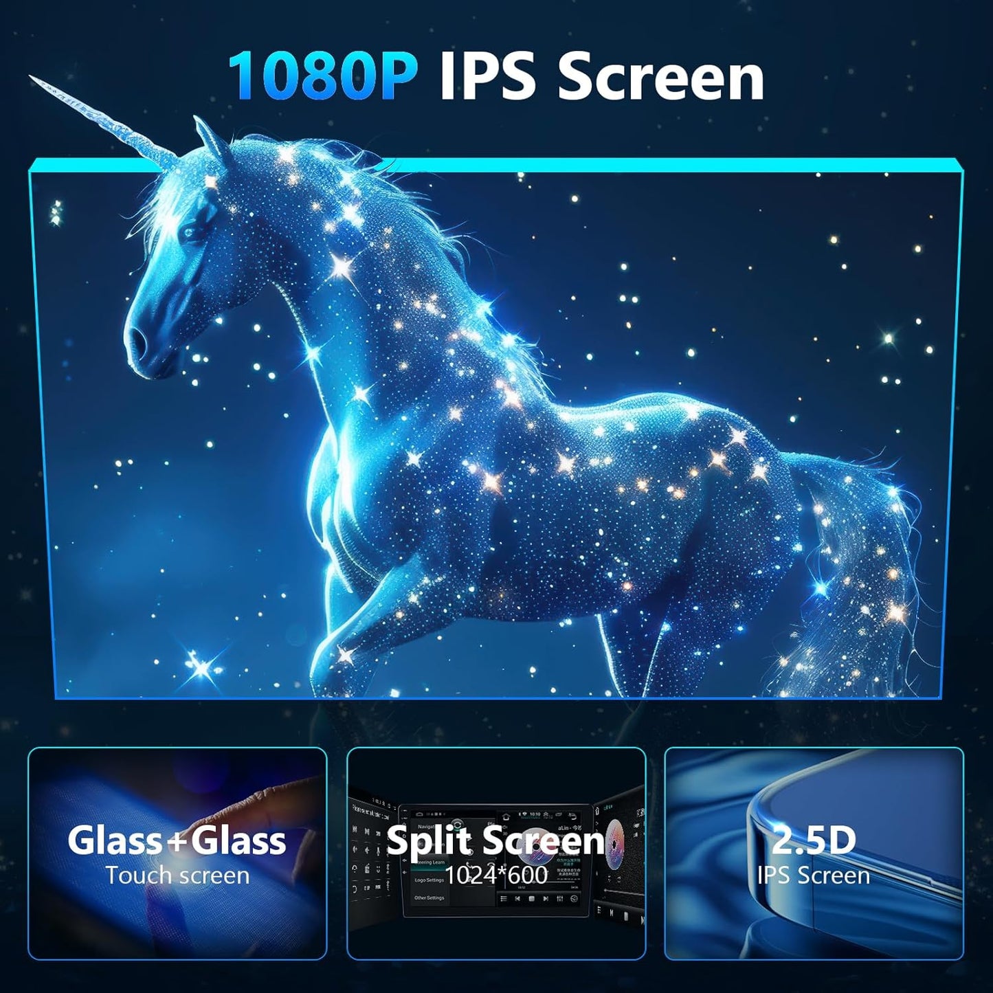 Android 13 Car Radio for Toyota Prius 2004-2009, with CarPlay Android Auto, 9 Inch Screen, Bluetooth/WiFi/FM