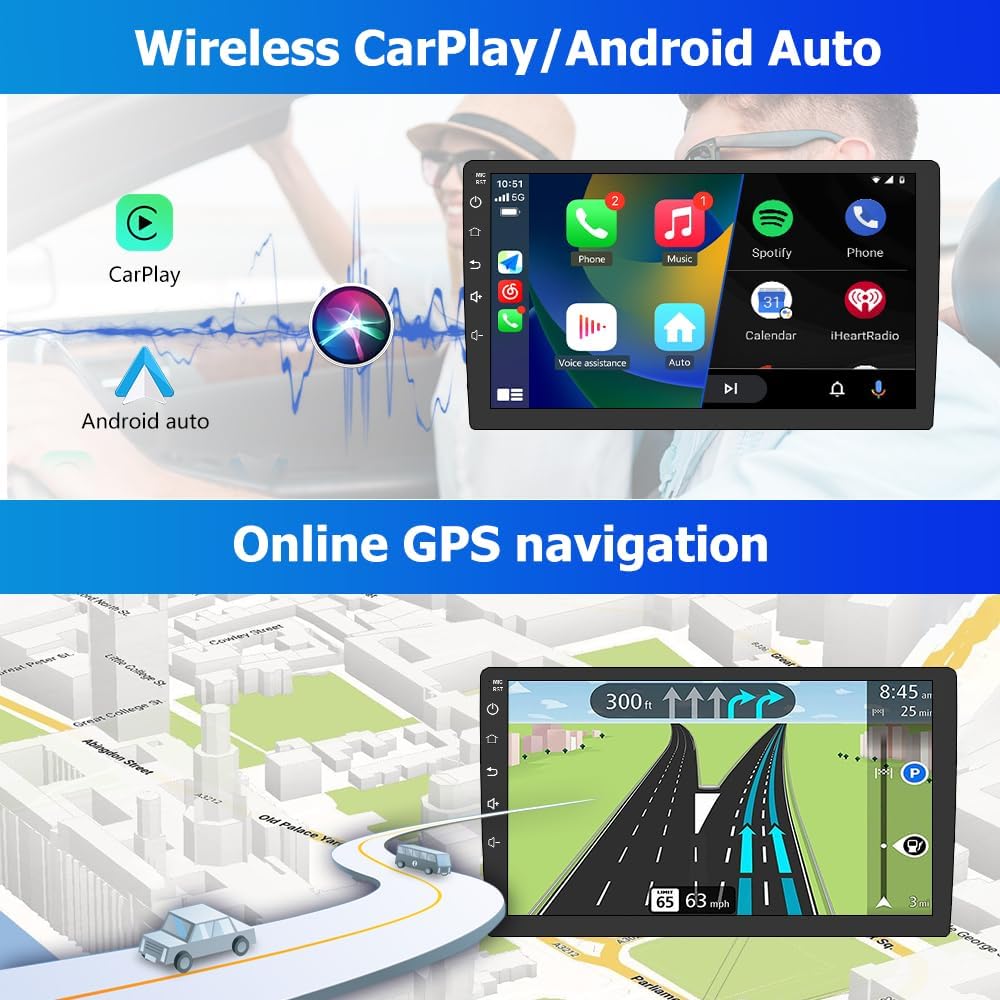 Car Radio for Subaru Forester WRX Impreza 2013-2015, 9' Touch Screen with Wireless CarPlay Android