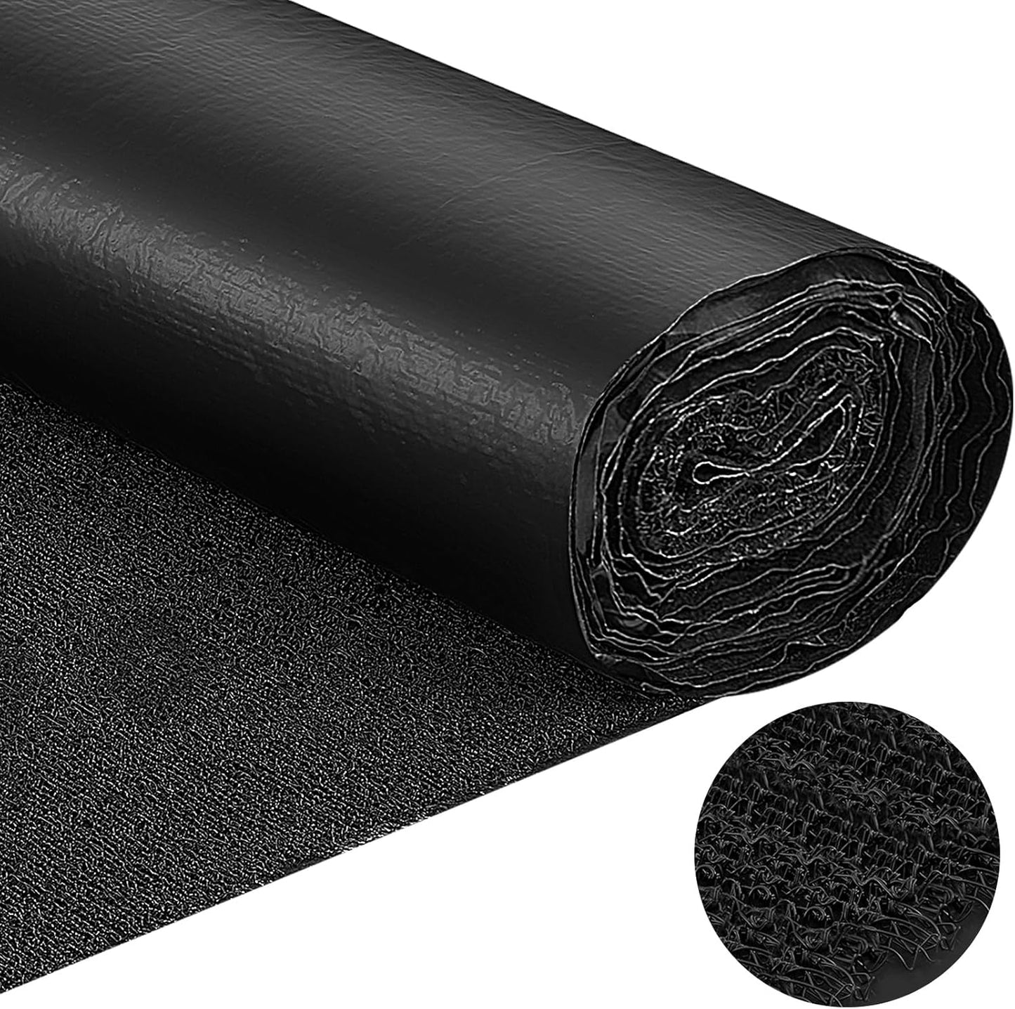 House Wrap 60 ft x 4 ft 240 Sq. ft. Drainage Mat for Rainproof Barrier Stone Veneer Exterior, 3 mm Thick