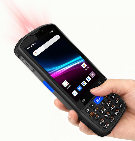 Android 14 PDA Handheld Scanner, Android Barcode Scanner, Equip with HW N6603 1D/2D/QR Scan Engine