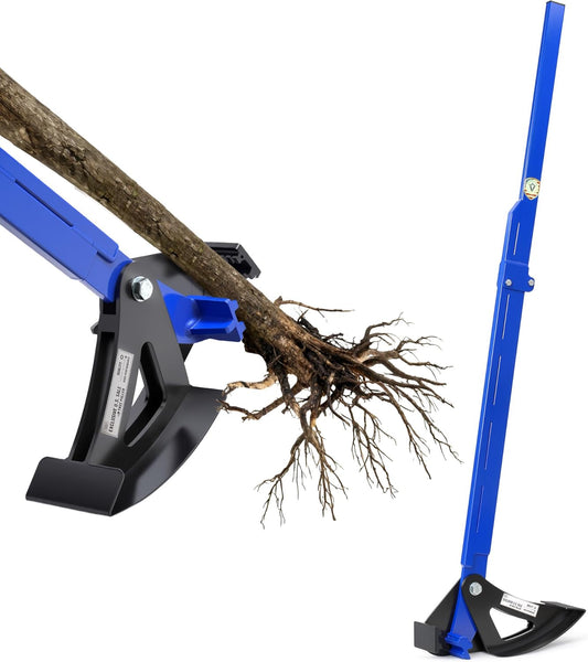 Sapling Puller Tool - Heavy Duty Tree Root Puller for ¼ to 2' Woody Stems, Fully Uproots Trees & Shrubs