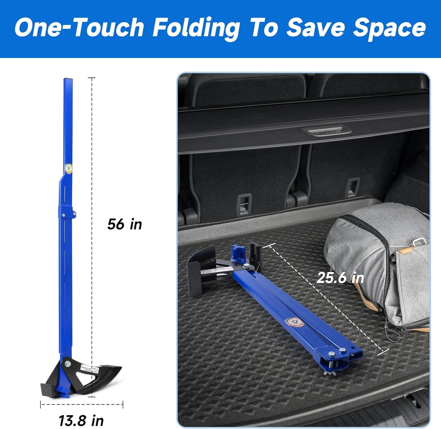 Sapling Puller Tool - Heavy Duty Tree Root Puller for ¼ to 2' Woody Stems, Fully Uproots Trees & Shrubs