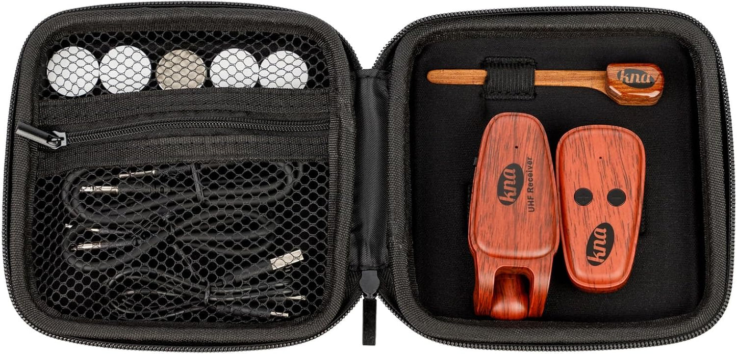 Wireless Piezo Pickup for Steel String Acoustic Guitar, Volume Control, 50m Range, Easy Installation