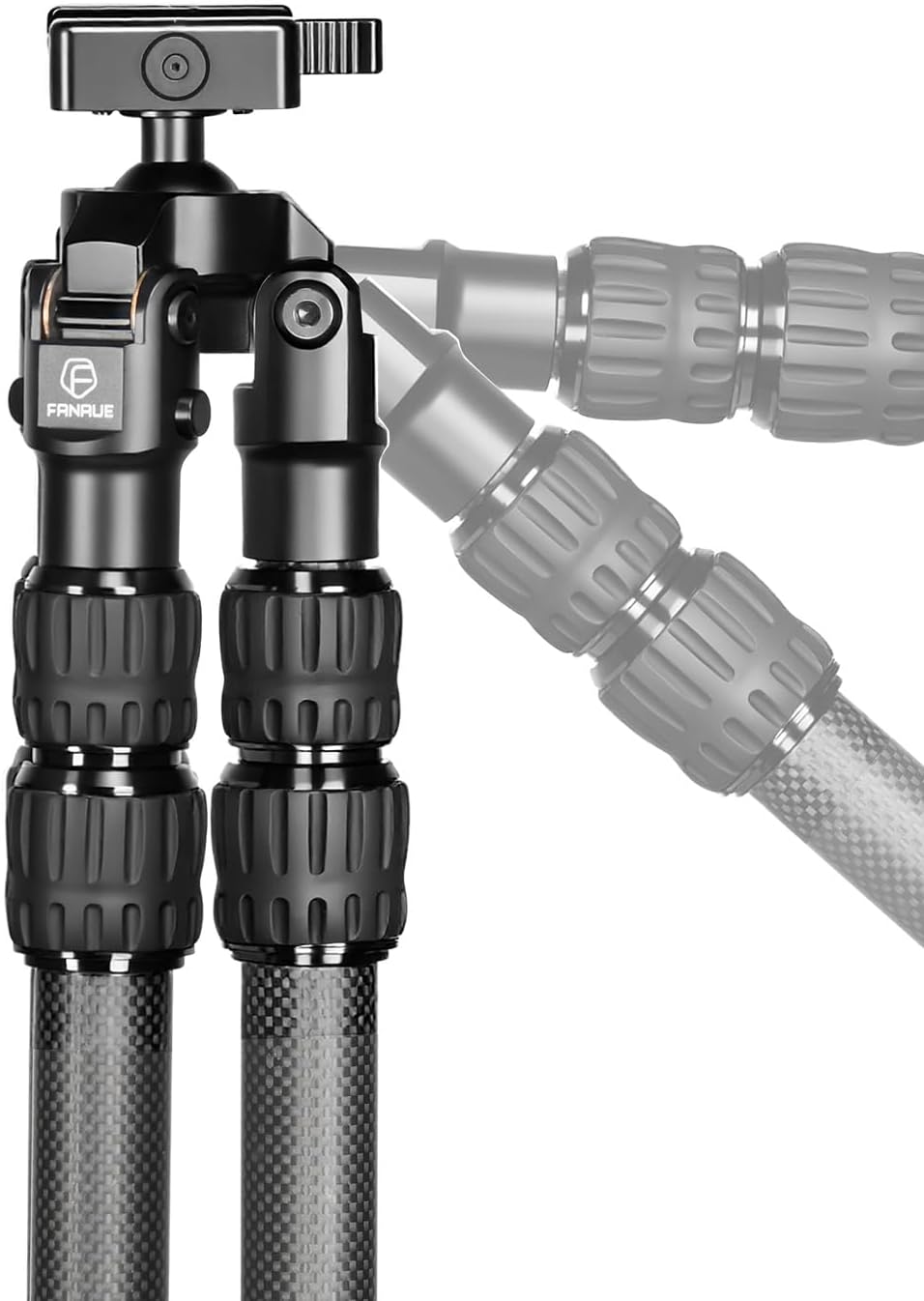 Carbon Fiber Tripod for Shooting,360 Degree BallHead,with Arca Swiss Quick Release Plateand Hands-Free Operation