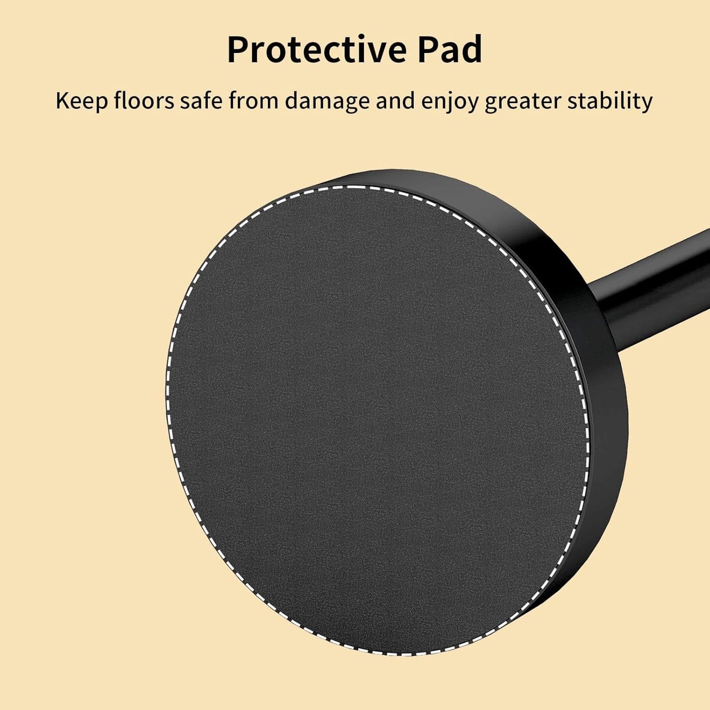 Freestanding Toilet Paper Holder, Matte Black/Floor Standing Weighted Base