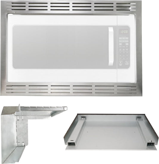 NN-TK922SS 27-inch Microwave Trim Kit, Stainless Steel, Compatible with 2.2 Cu Ft Built-in Microwaves