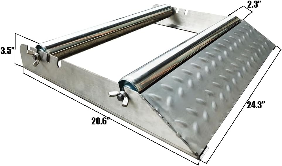 Heavy Duty Cable Drum Roller,Stainless Steel, For Wire Reels max 23' Width,Dural-Rollers cable Caddy