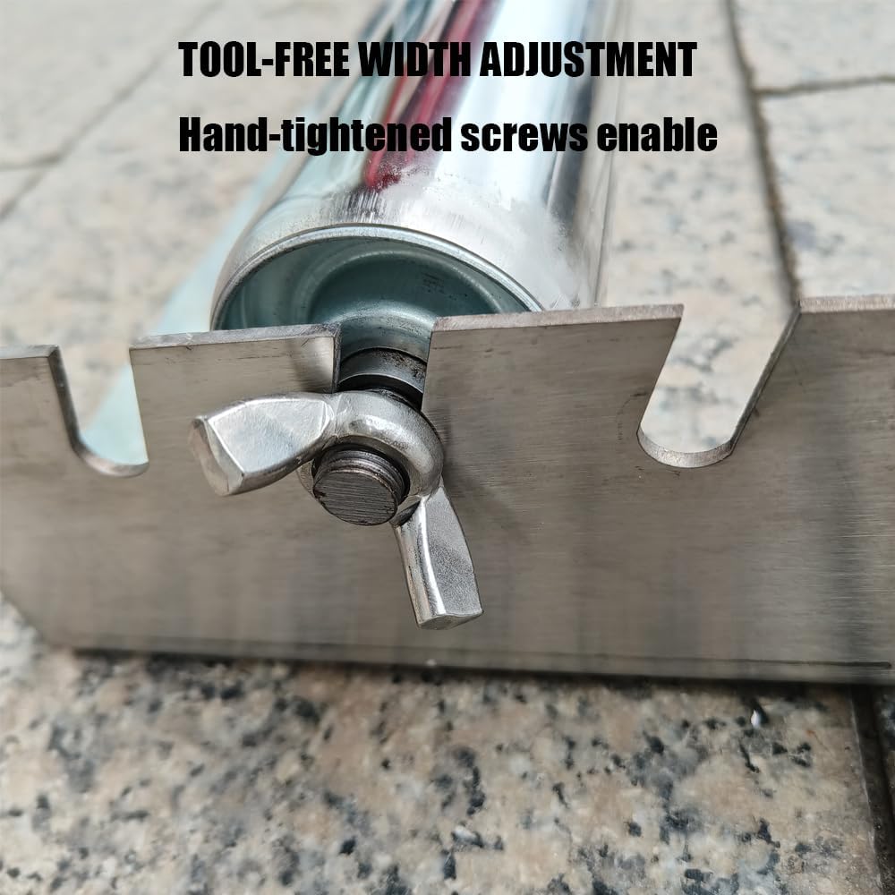 Heavy Duty Cable Drum Roller,Stainless Steel, For Wire Reels max 23' Width,Dural-Rollers cable Caddy