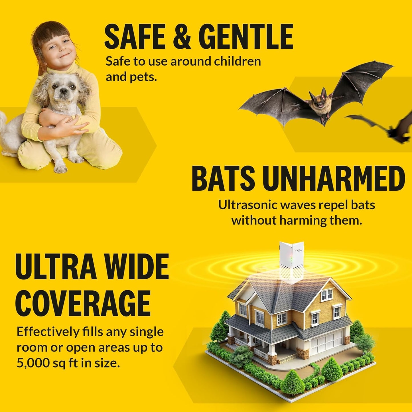 Ultrasonic Bat Exclusion System (ClearLine Edition Two-Pack)