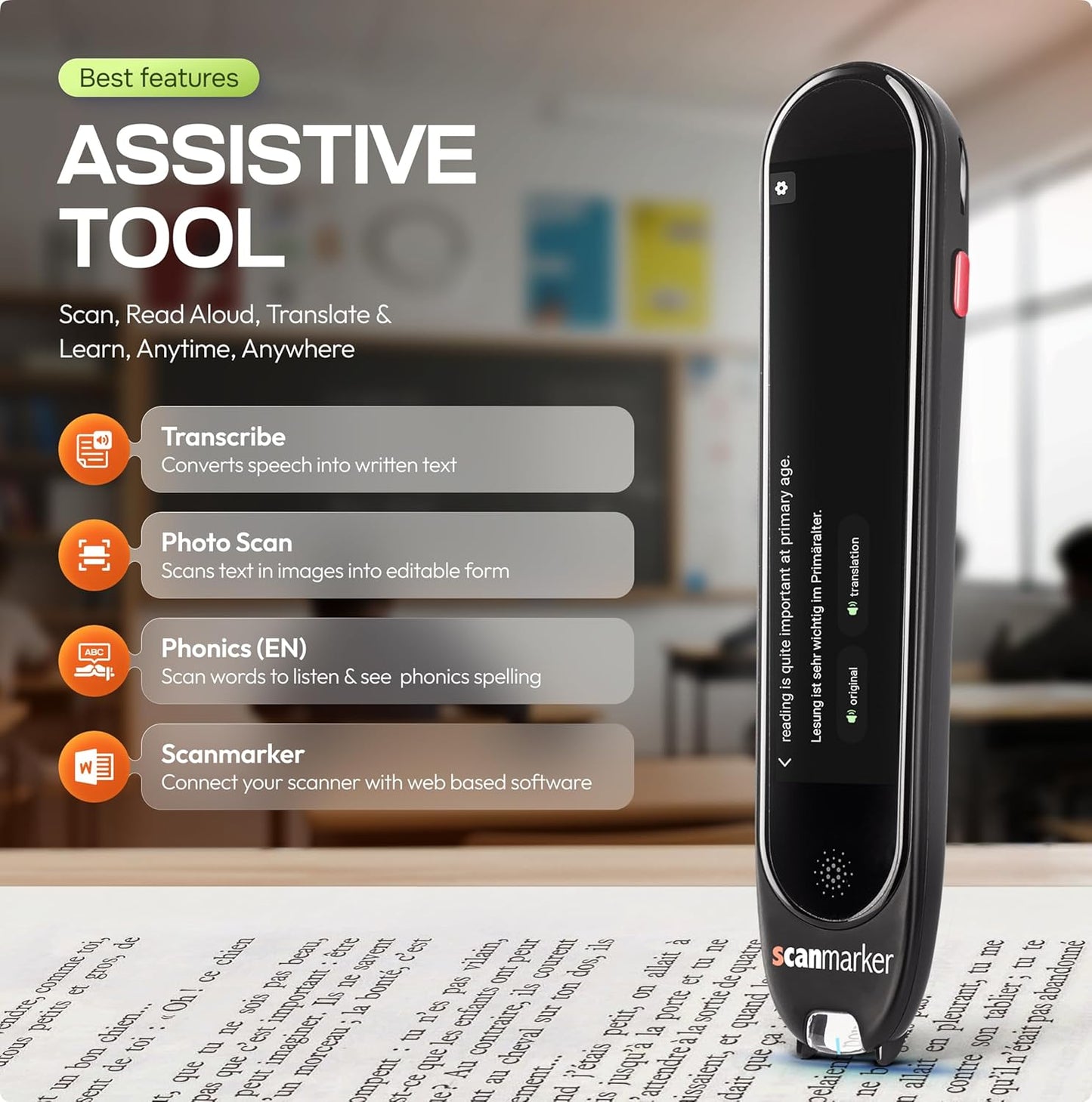 Max Reading Pen & Translator Pen