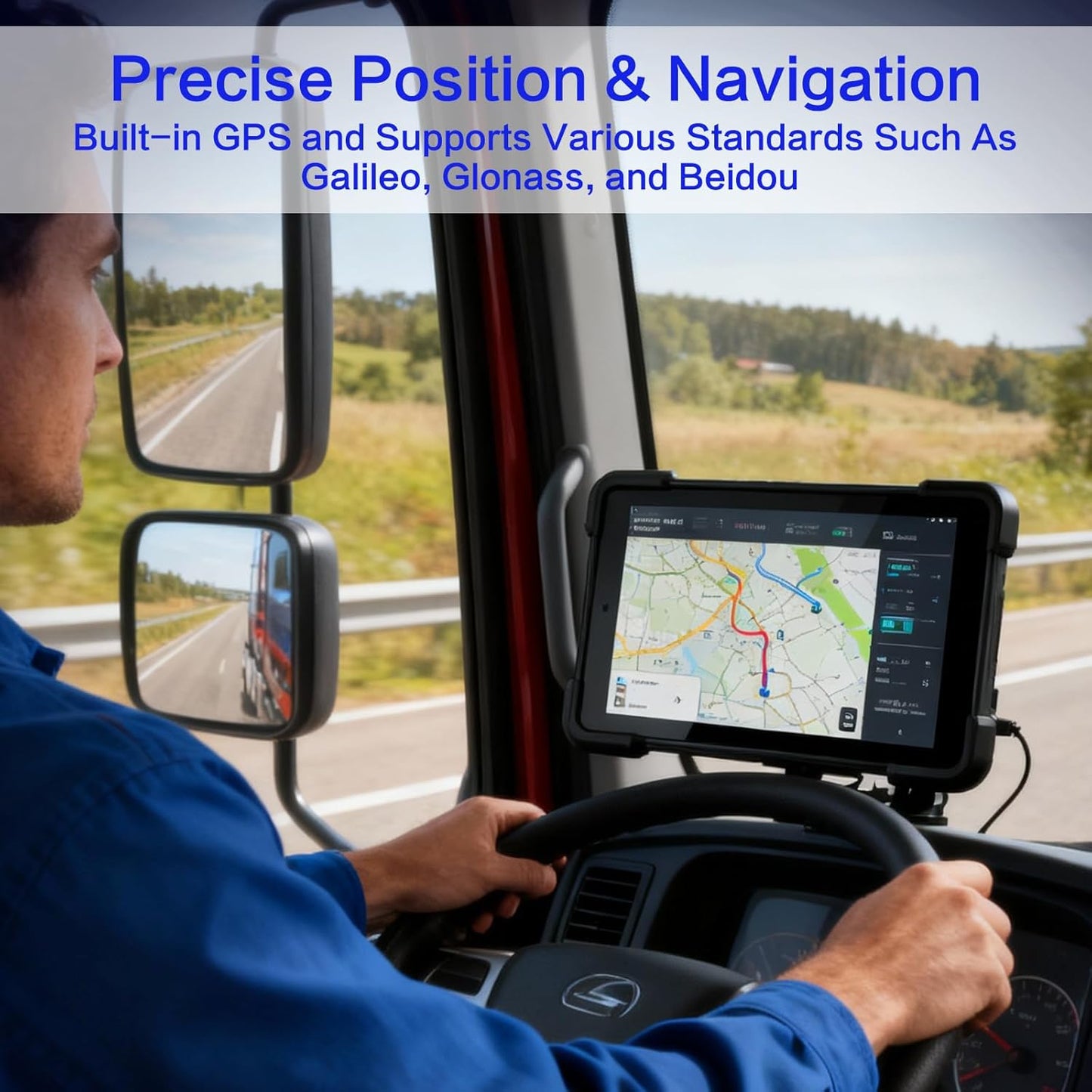 Ultra Rugged Tablet P10, 10.1 inch Android 13 Warehouse Tablet PC, 1D/2D/QR Inventory Scanner,  Barcode Scanner