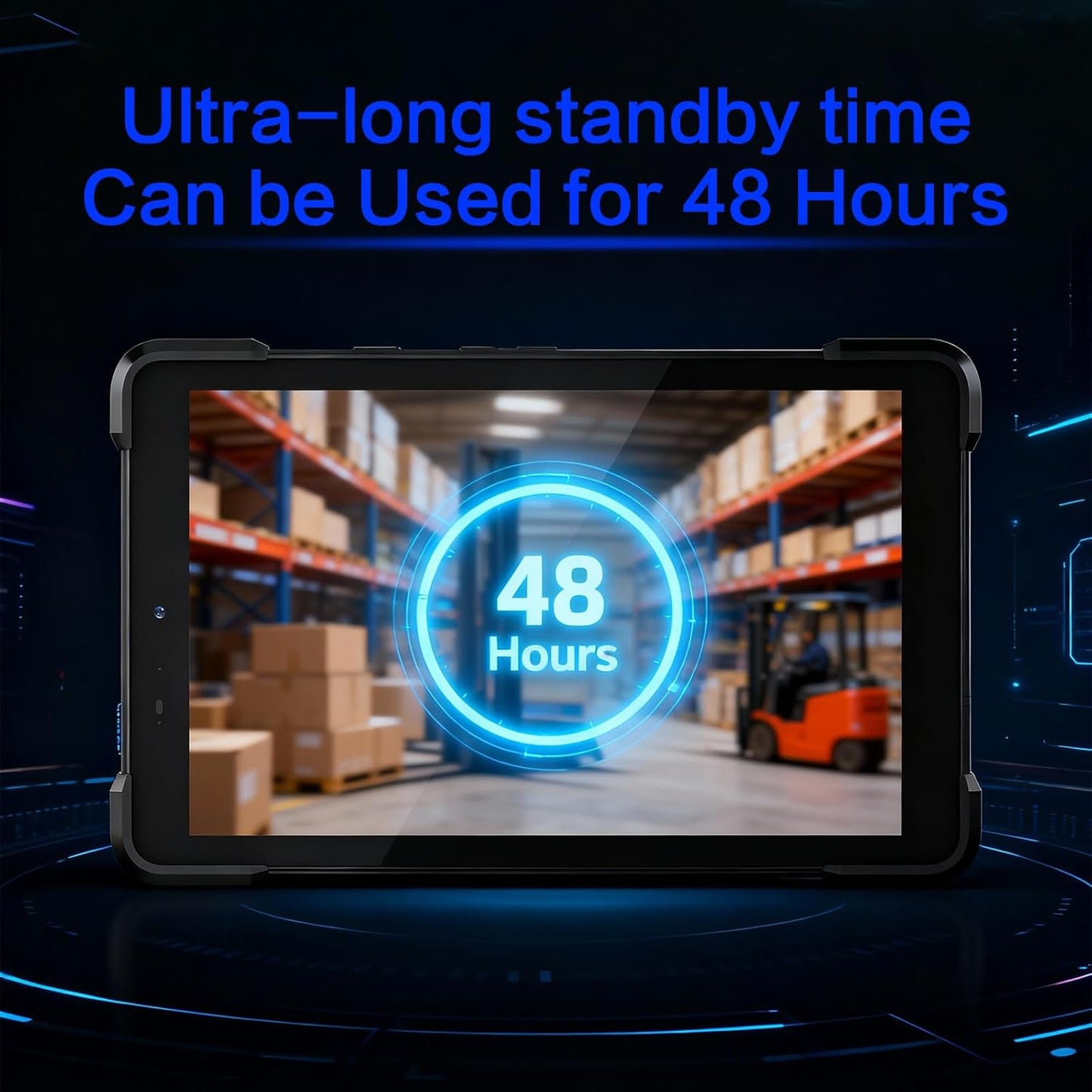 Ultra Rugged Tablet P10, 10.1 inch Android 13 Warehouse Tablet PC, 1D/2D/QR Inventory Scanner,  Barcode Scanner