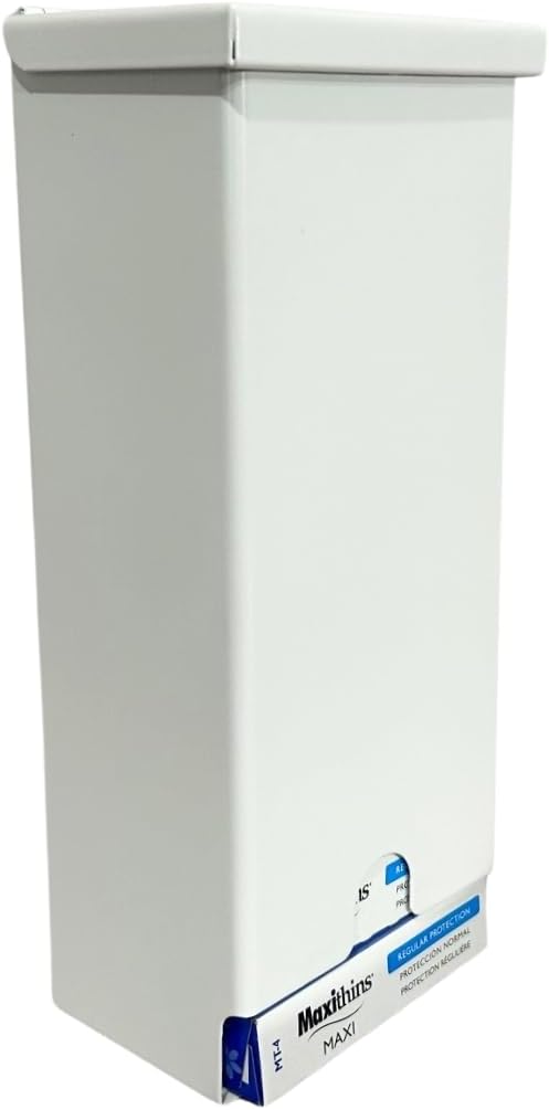 Golden Group International, Single Channel Sanitary Napkin Dispenser, white steel