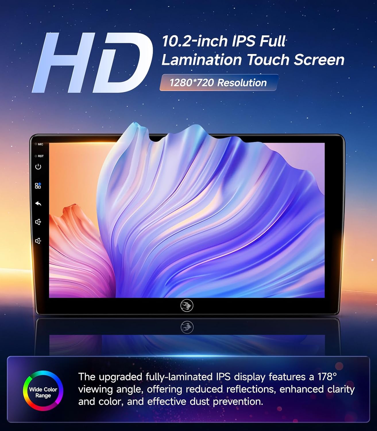 9' Car Radio Stereo for Toyota Tacoma 2005-2015 - Wireless CarPlay & Android Auto,  Touch Screen, Backup Camera