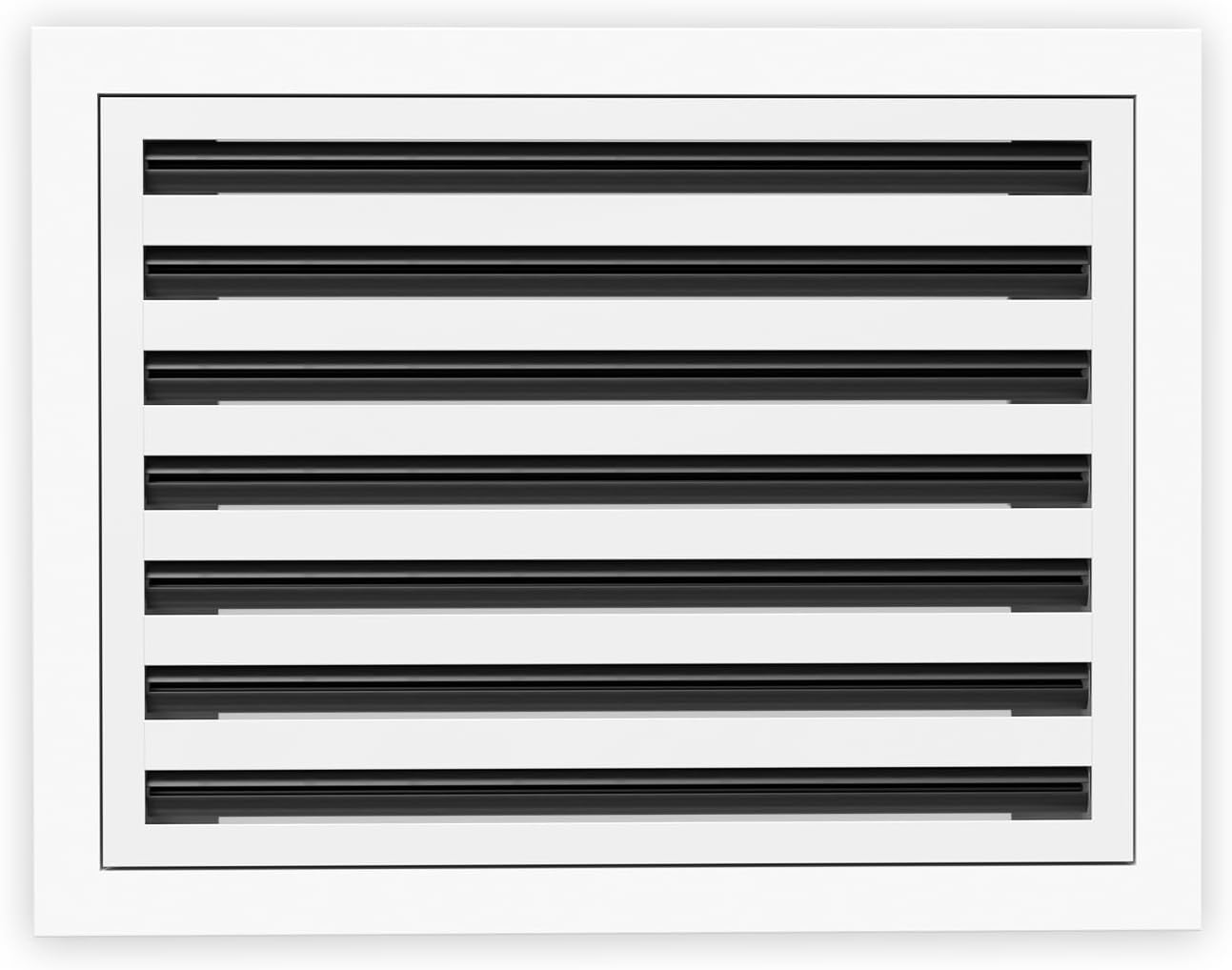 16x12 Modern Design AC Grille, Aluminum White,  Air Vent, Linear Slot Diffuser, Register Grille for Heating and Cooling