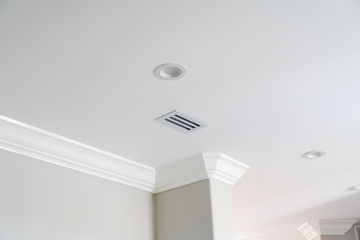 16x12 Modern Design AC Grille, Aluminum White,  Air Vent, Linear Slot Diffuser, Register Grille for Heating and Cooling