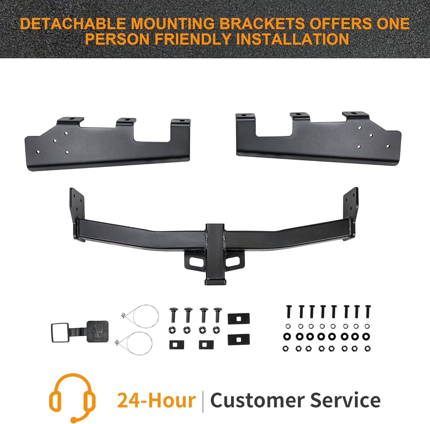 Xtra Duty Class 5 Trailer Hitch, for Chevrolet Silverado, GMC Sierra 2500, 6-Foot Bed, Tow Hitch 2-Inch Receiver