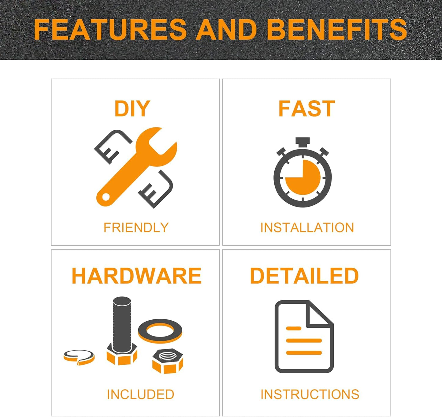 Trailer Hitch, Compatible with Select Chevrolet Express 1996-2026, GMC Savana 1996-2026,  2-Inch Receiver