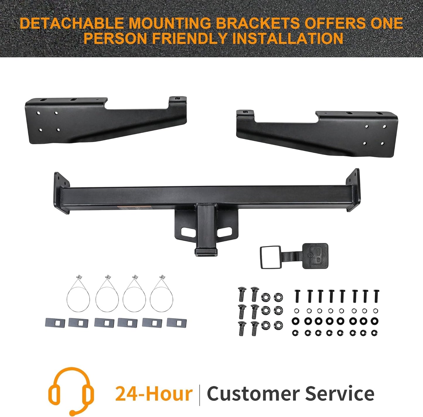 Xtra Duty Class 5 Trailer Hitch, Compatible with 1996-2026 Chevrolet Express, GMC Savana 1500/2500