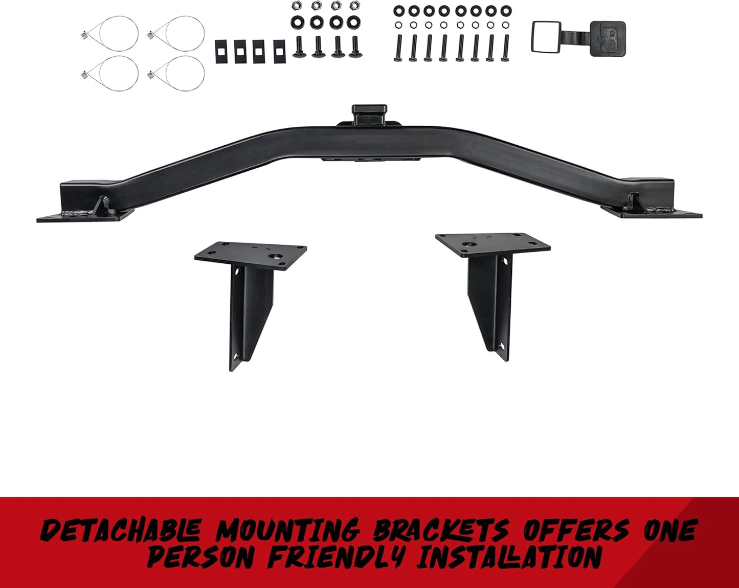 Trailer Hitch Standard 2-Inch Receiver Compatible with 2018-2024 Chevy Traverse & 2019-2024 Buick Enclave