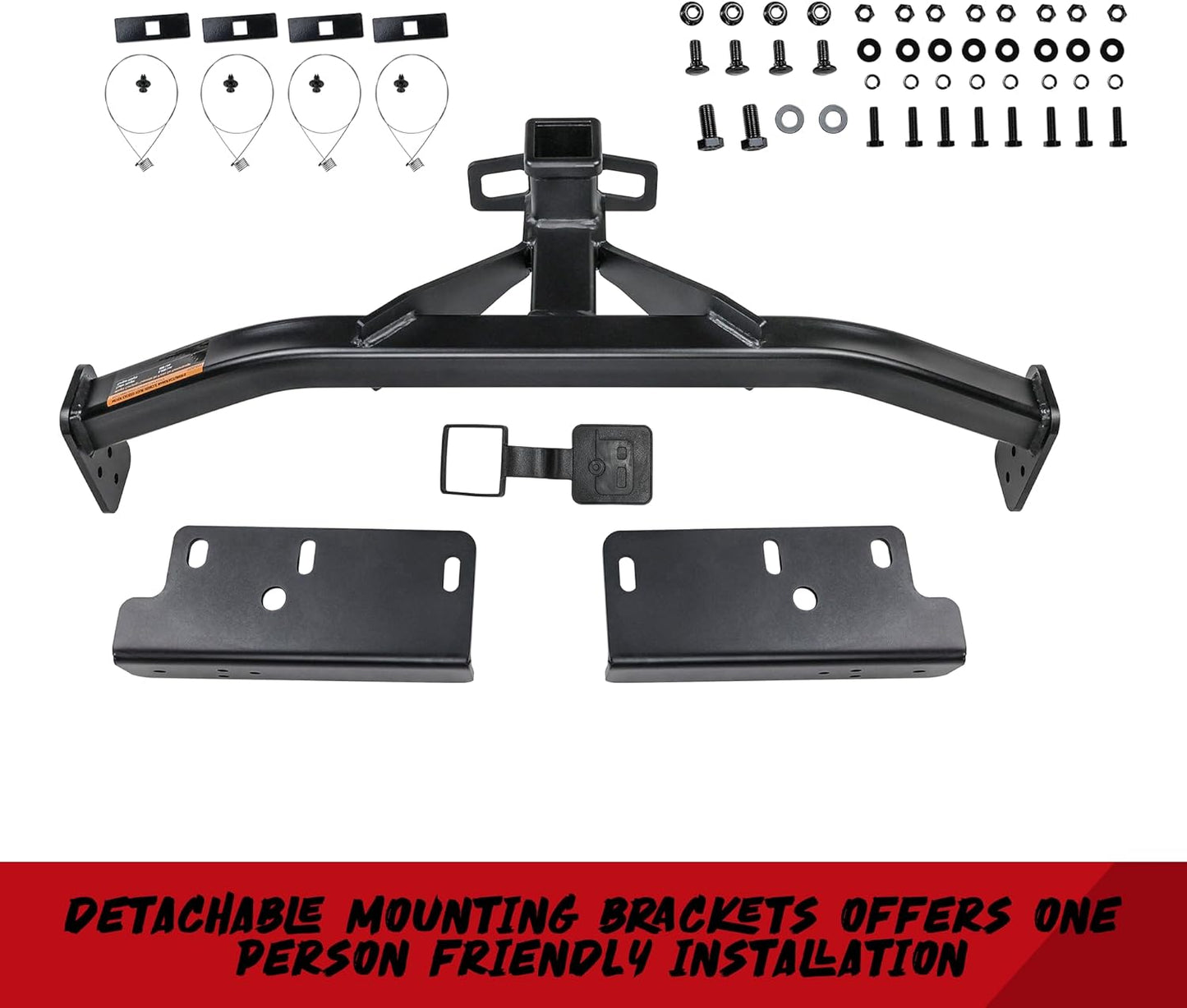 Trailer Hitch Standard 2-Inch Receiver Compatible with 2020-2026 Ford Explorer & Lincoln Aviator, Black