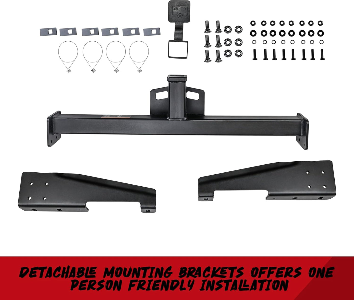 Trailer Hitch Standard 2-Inch Receiver Compatible with 1996-2025 Chevy Express 1500-3500 & GMC Savana 1500-3500