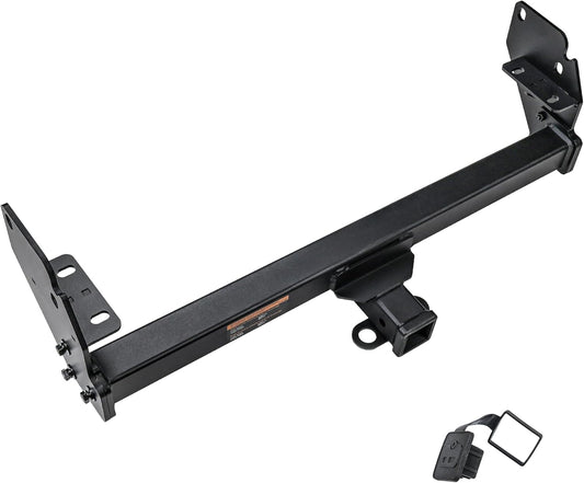 3 Trailer Hitch Standard 2-Inch Receiver Compatible with 2005-2015 Toyota Tacoma, Black Matte Powder Coated