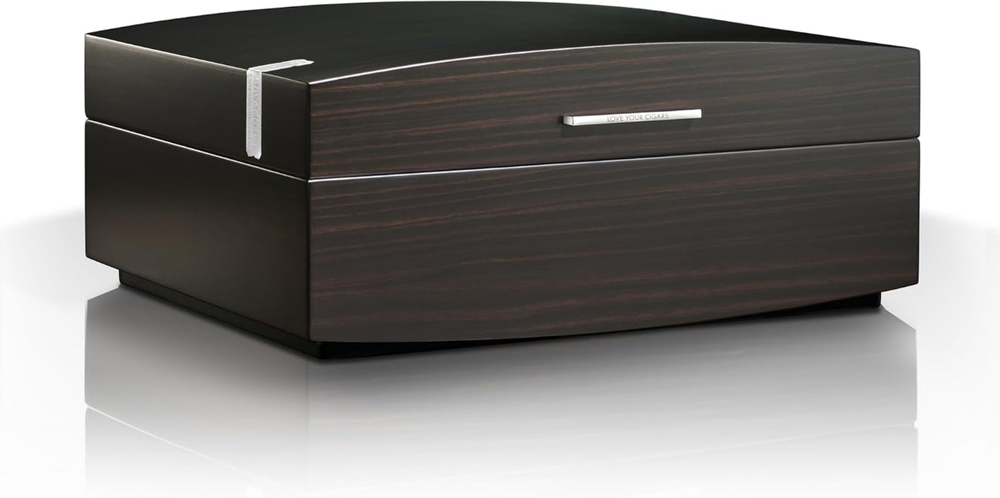Cigar Storage Box with Integrated 69% 320-gram Holder
