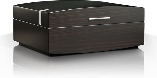 Cigar Storage Box with Integrated 69% 320-gram Holder