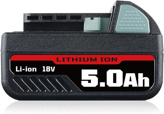 1Pack 5000mAh Lithium ion Battery 5.0Ah Replacement for Milwaukee 18 Volt Battery 48-11-1850 48-11-1820 48-11