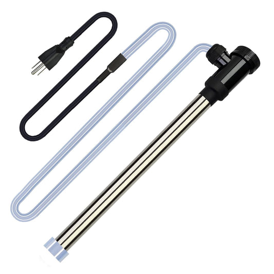 1000W 120V Submersible Water Heater Portable Electric Hot Tub Immersion Water Heater for Bucket, Bathtub, Spa