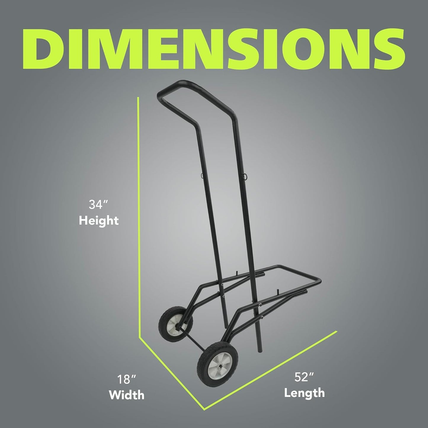 Pearington National Public Seating Powder Coated Steel Dolly
