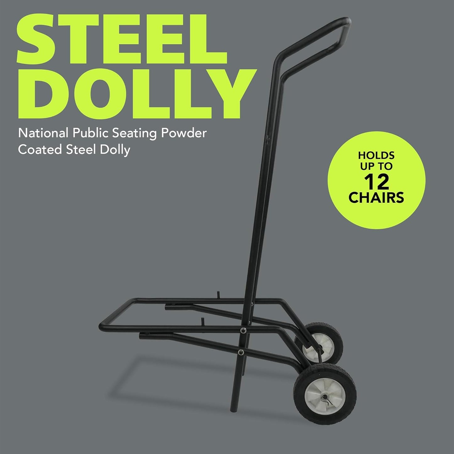 Pearington National Public Seating Powder Coated Steel Dolly