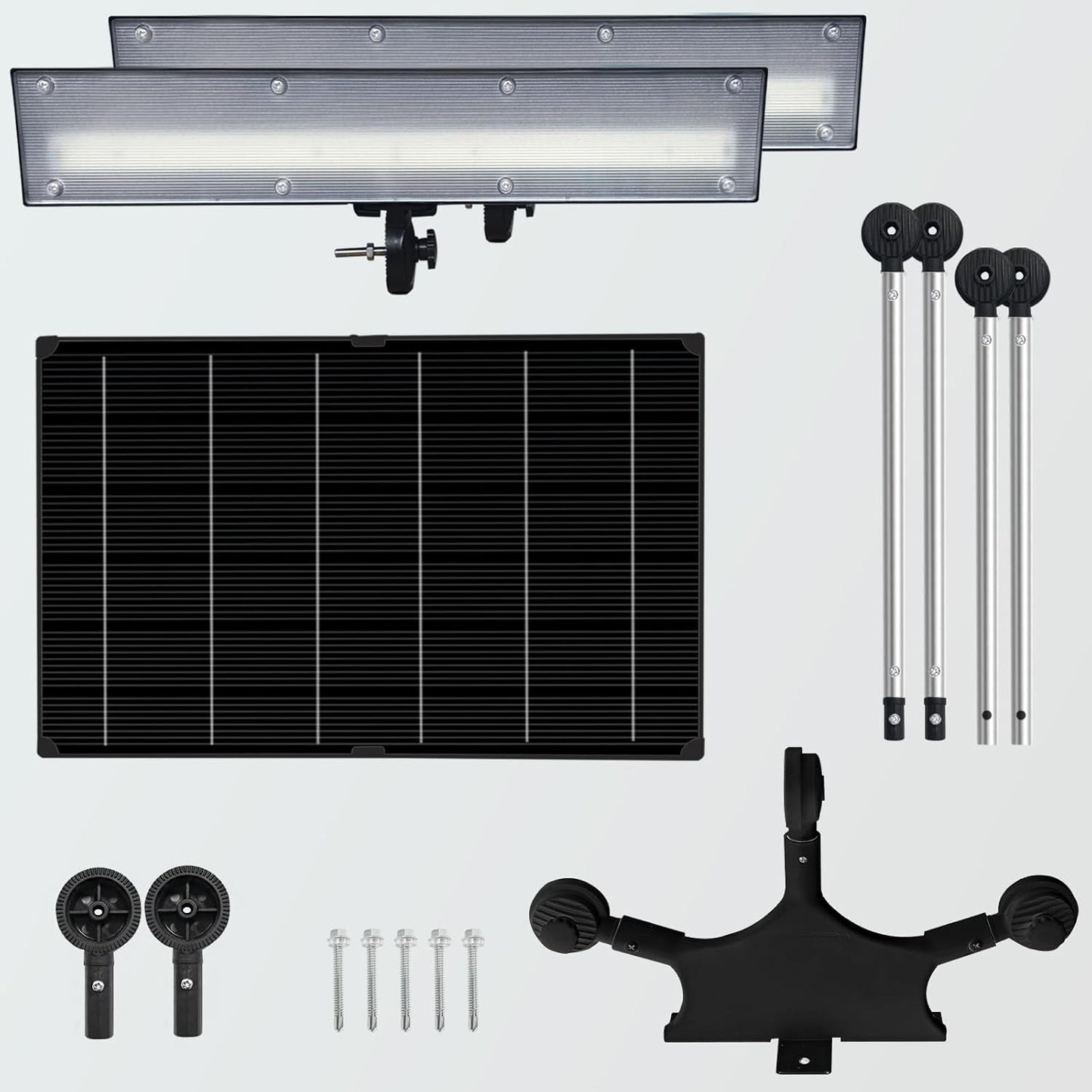 Solar Sign Lights Outdoor Waterproof,420 LEDs Super Bright Solar Powered 12000 mAh Commercial Sign Light