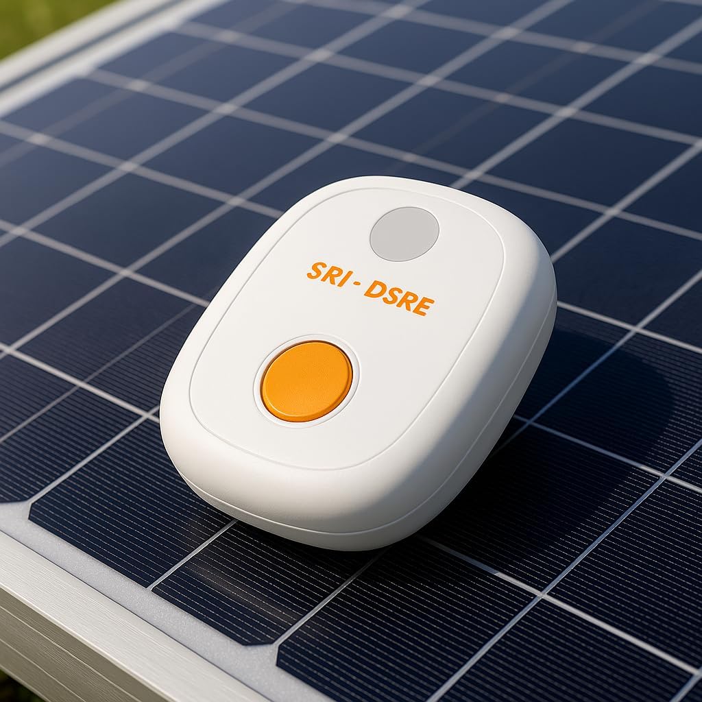 Solar Power Meter, Measures Solar Radiation Intensity & Daily Solar Radiation Energy, 180-Day Data Logging