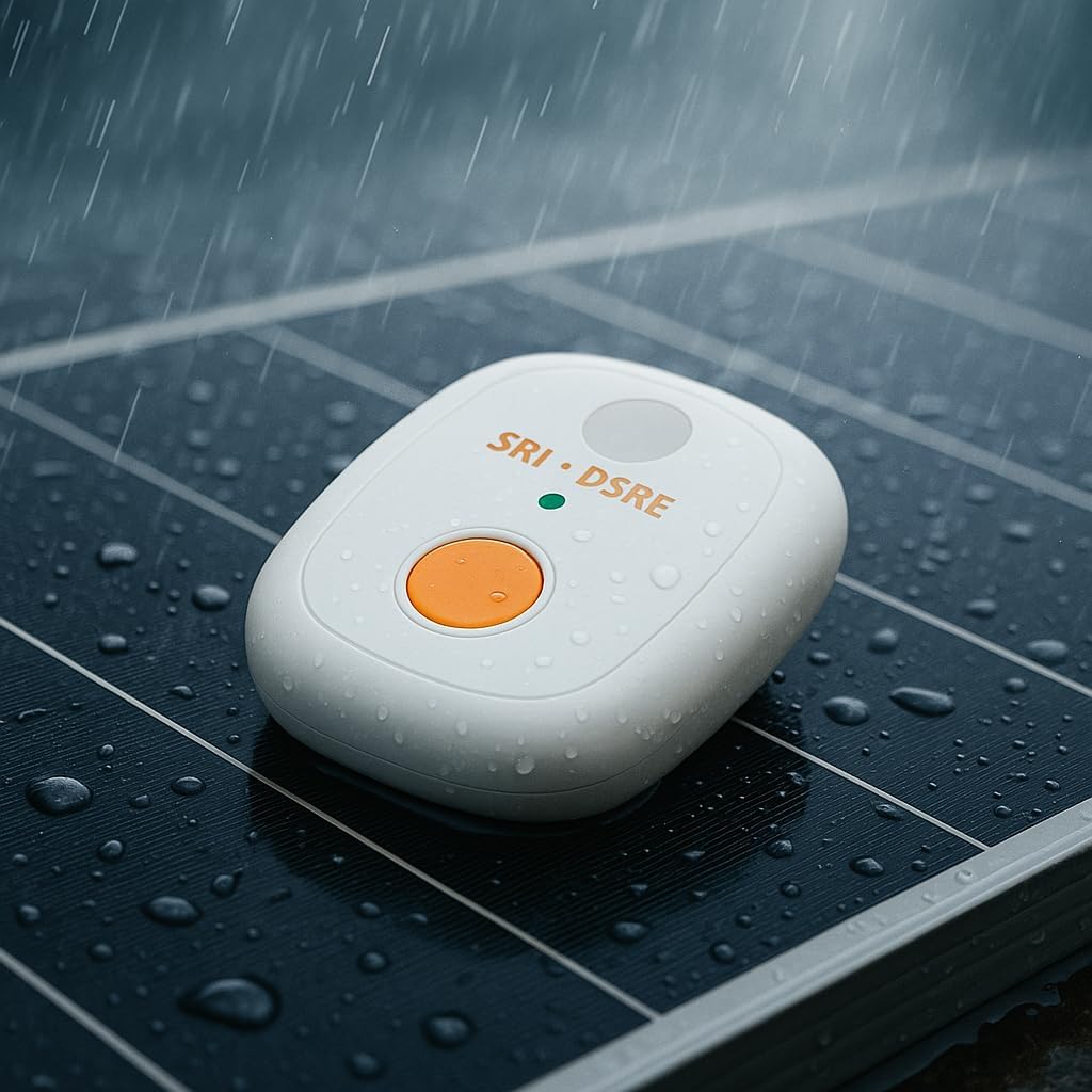 Solar Power Meter, Measures Solar Radiation Intensity & Daily Solar Radiation Energy, 180-Day Data Logging