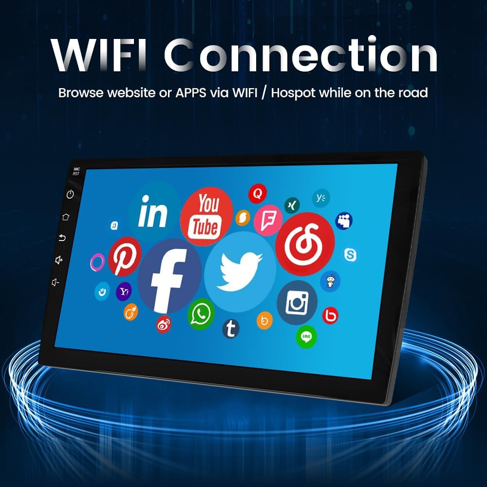 Car Radio Compatible for Hyundai Sonata 2011-2015, 9 Inch Touch Screen with GPS/FM/WiFi/USB, CarPlay Android