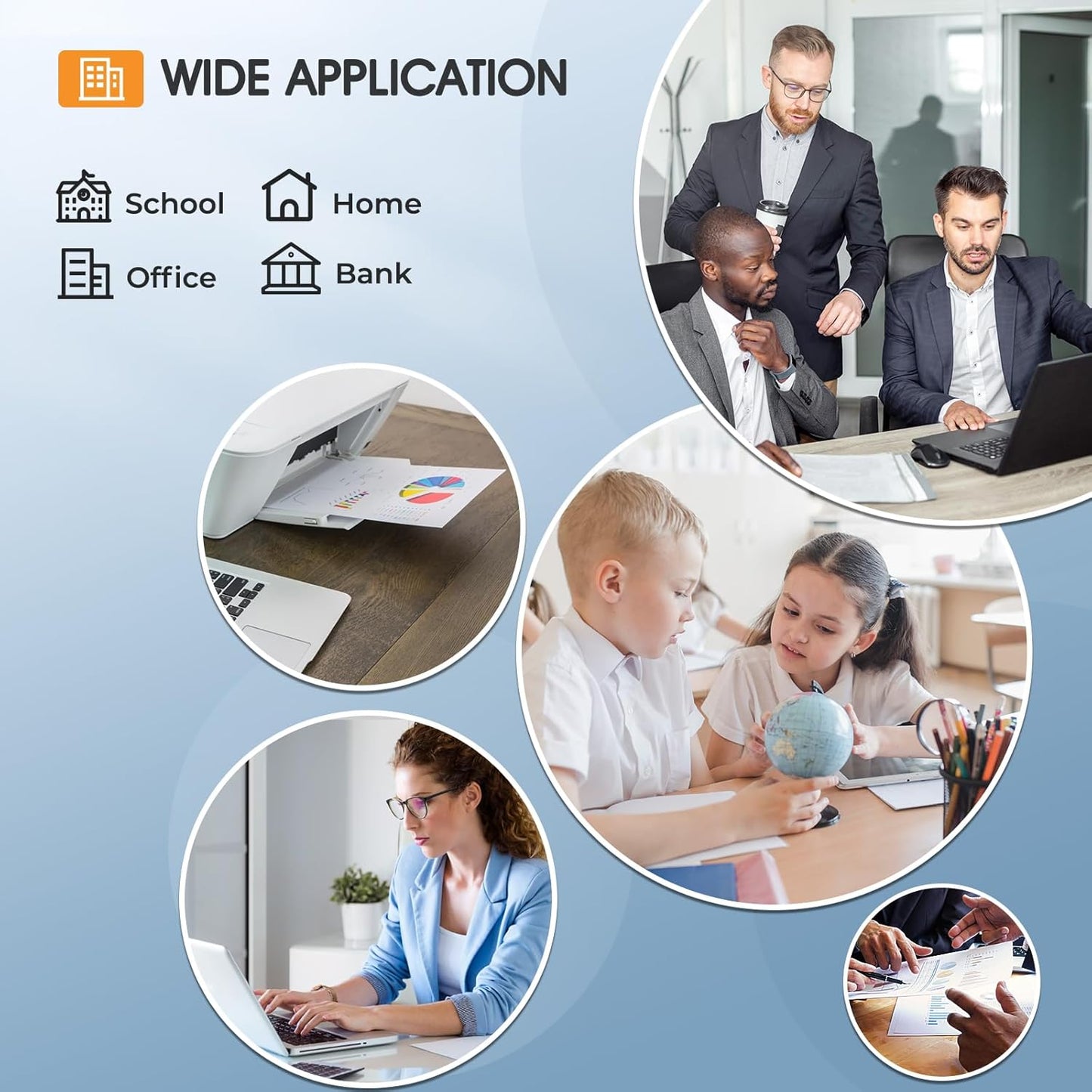 GPR66 GPR-66 Toner Cartridge Set High Yield Compatible Replacement for Canon GPR66, (4-Pack)