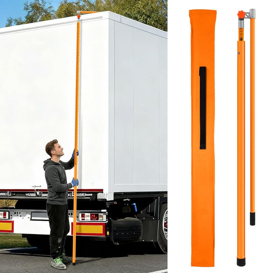 20FT Load Height Measuring Stick, Sturdy Fiberglass with Adjustable Pole, Non-Conductive