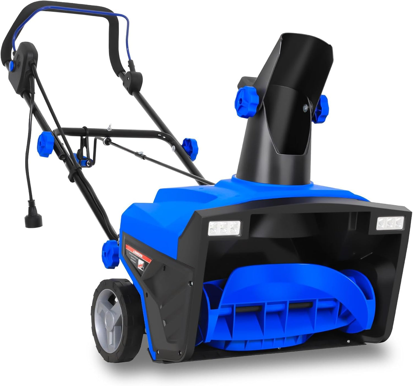 20-Inch Electric Snow Blower, 15 Amp Walk-Behind Corded  with Dual LED Lights, 30ft Throwing Distance